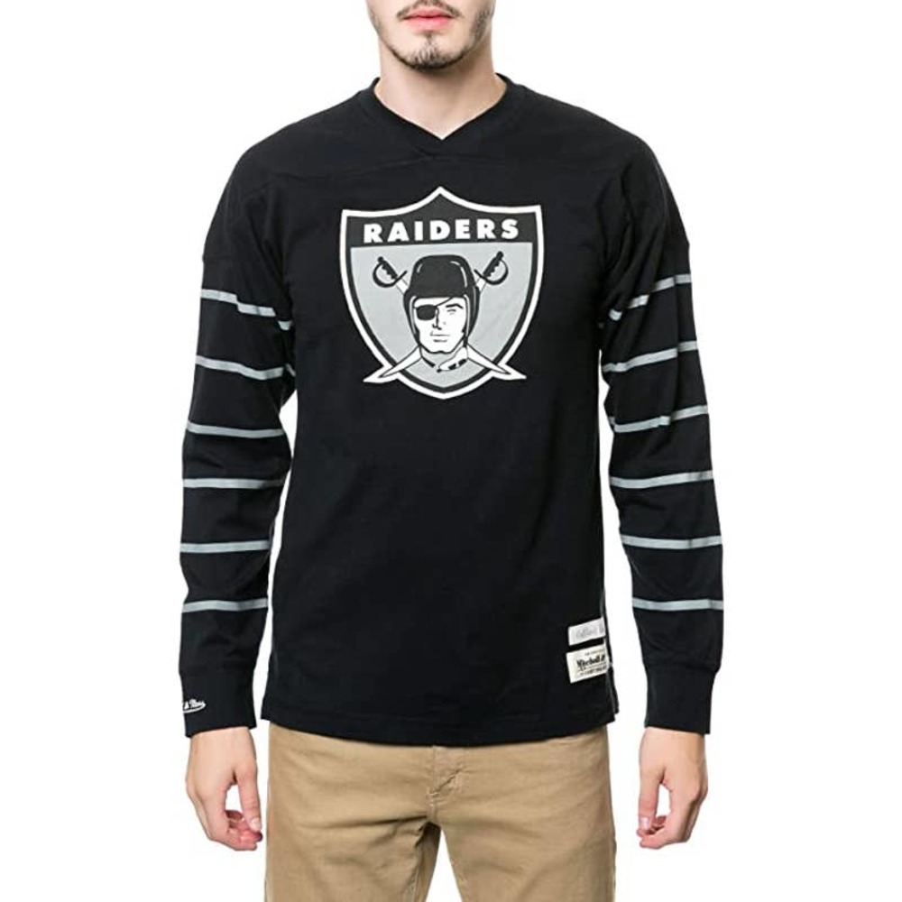 Mitchell & Ness Men's Las Vegas Raiders Cornerback Long Sleeve Jersey